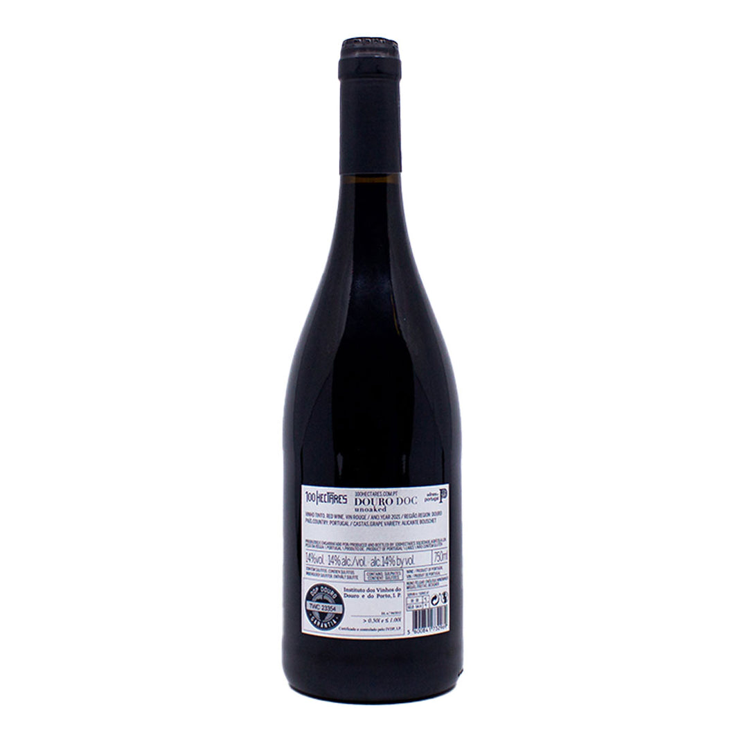 100 Hectares Alicante Bouschet 2021 | Contra-rótulo