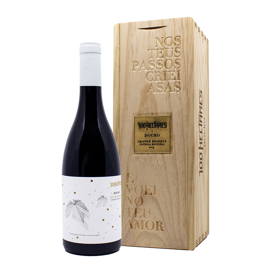 100 Hectares Grande Reserva Touriga Nacional 2019 com caixa