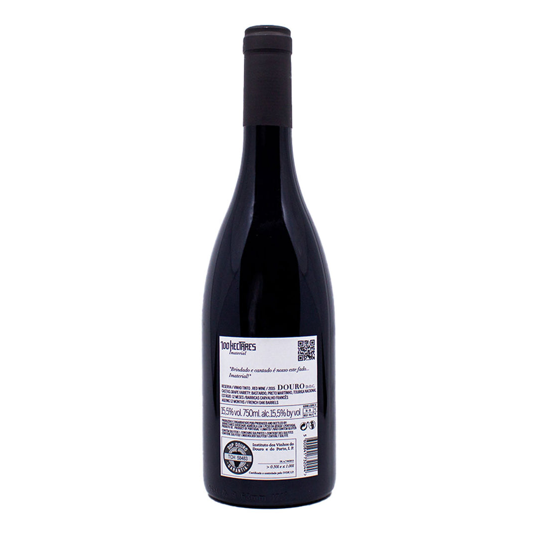 100 Hectares Imaterial Reserva 2015 | Contra-rótulo