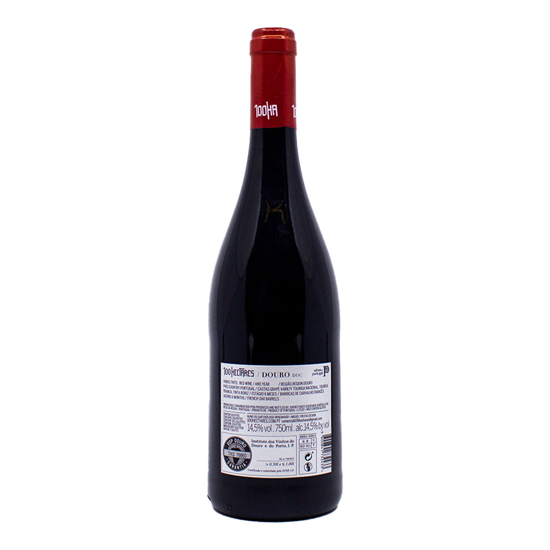 100 Hectares Tinto 2022 | Contra-rótulo