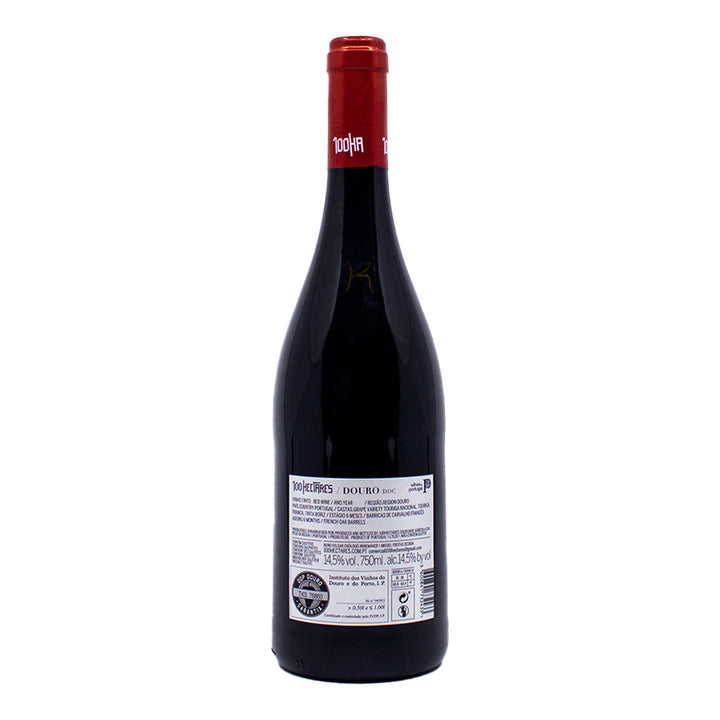 100 Hectares Tinto 2022 | Contra-rótulo