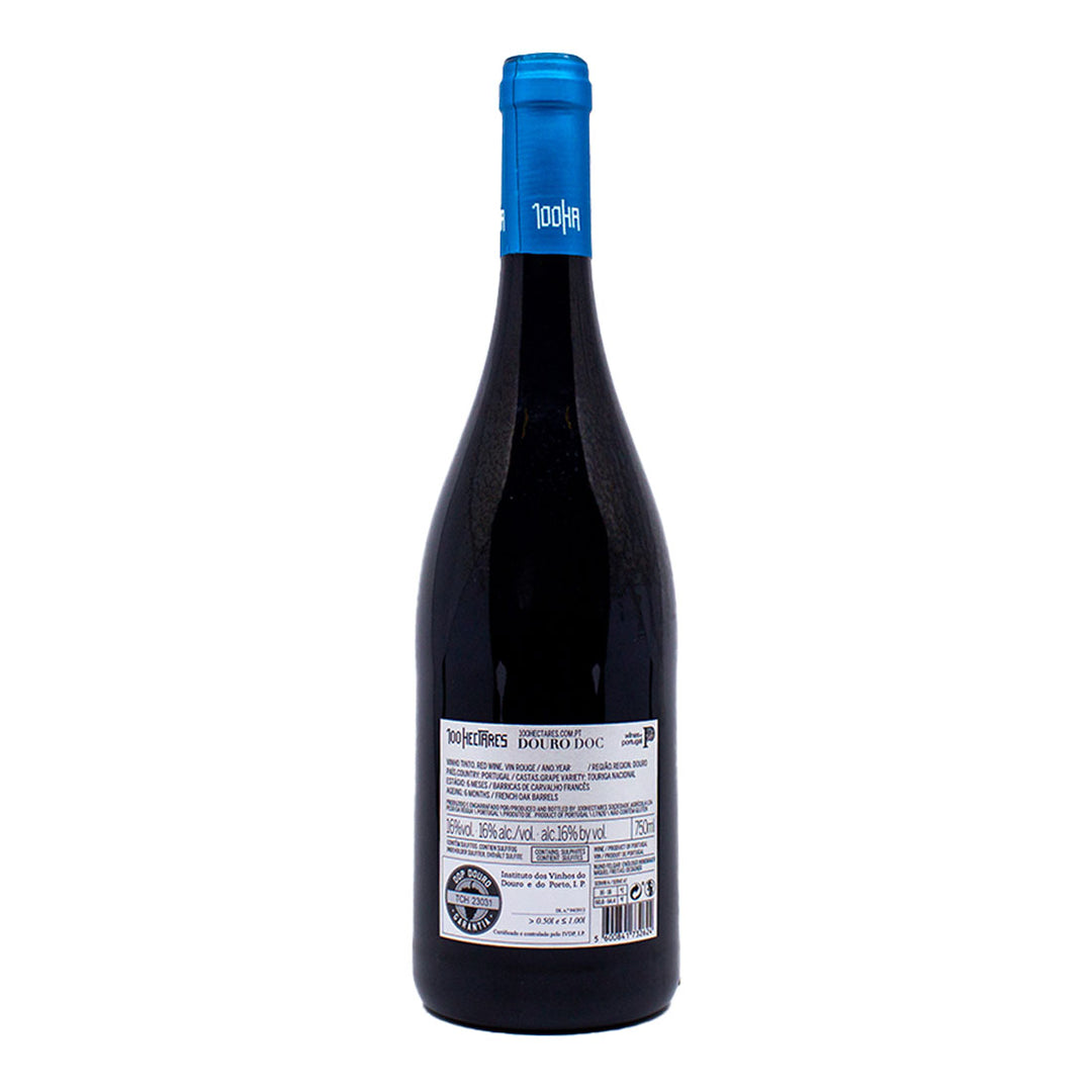 100 Hectares Touriga Nacional 2023 | Contra-rótulo