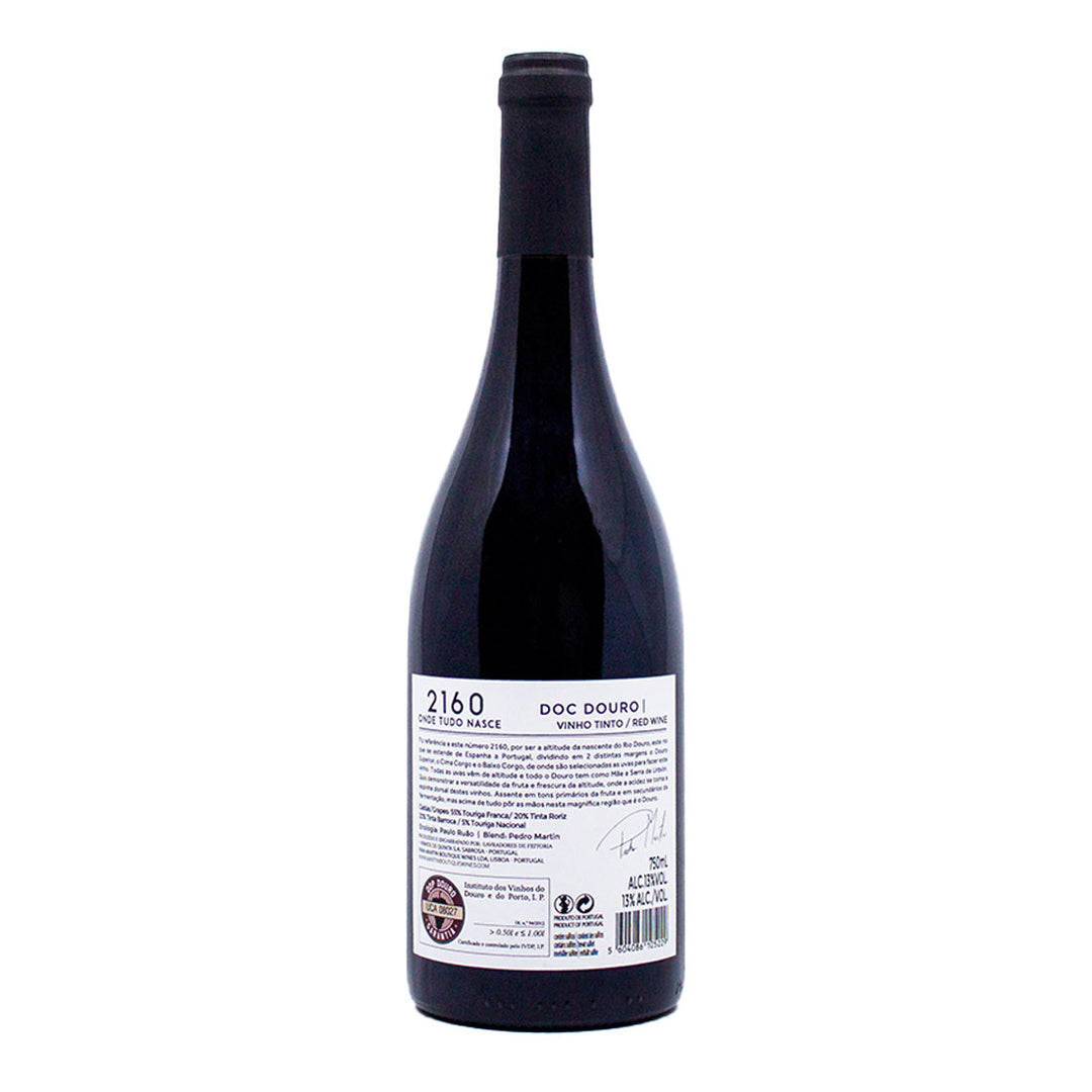 2160 Tinto 2019 | Contra-rótulo