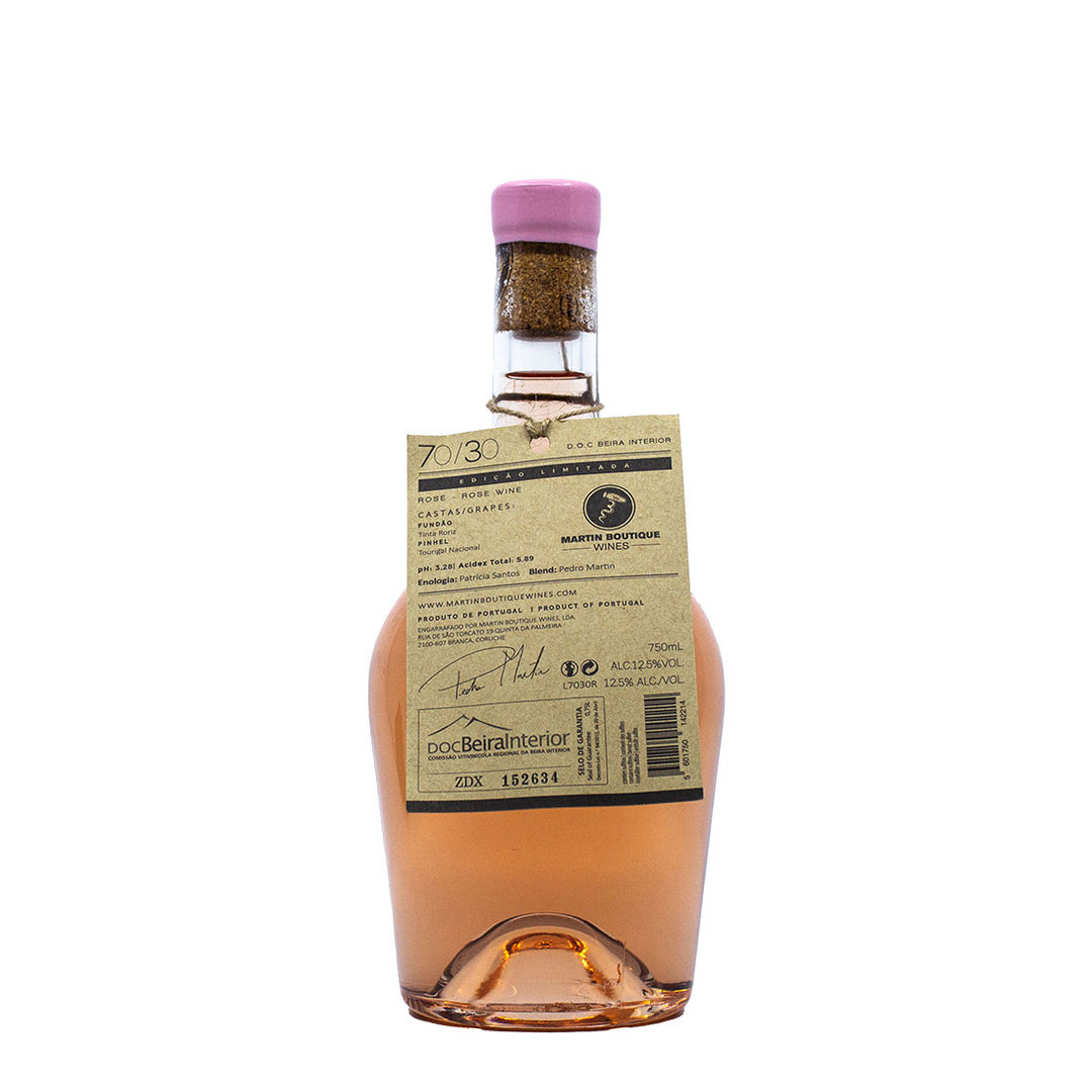 70/30 Rosé 2021 | Contra-rótulo