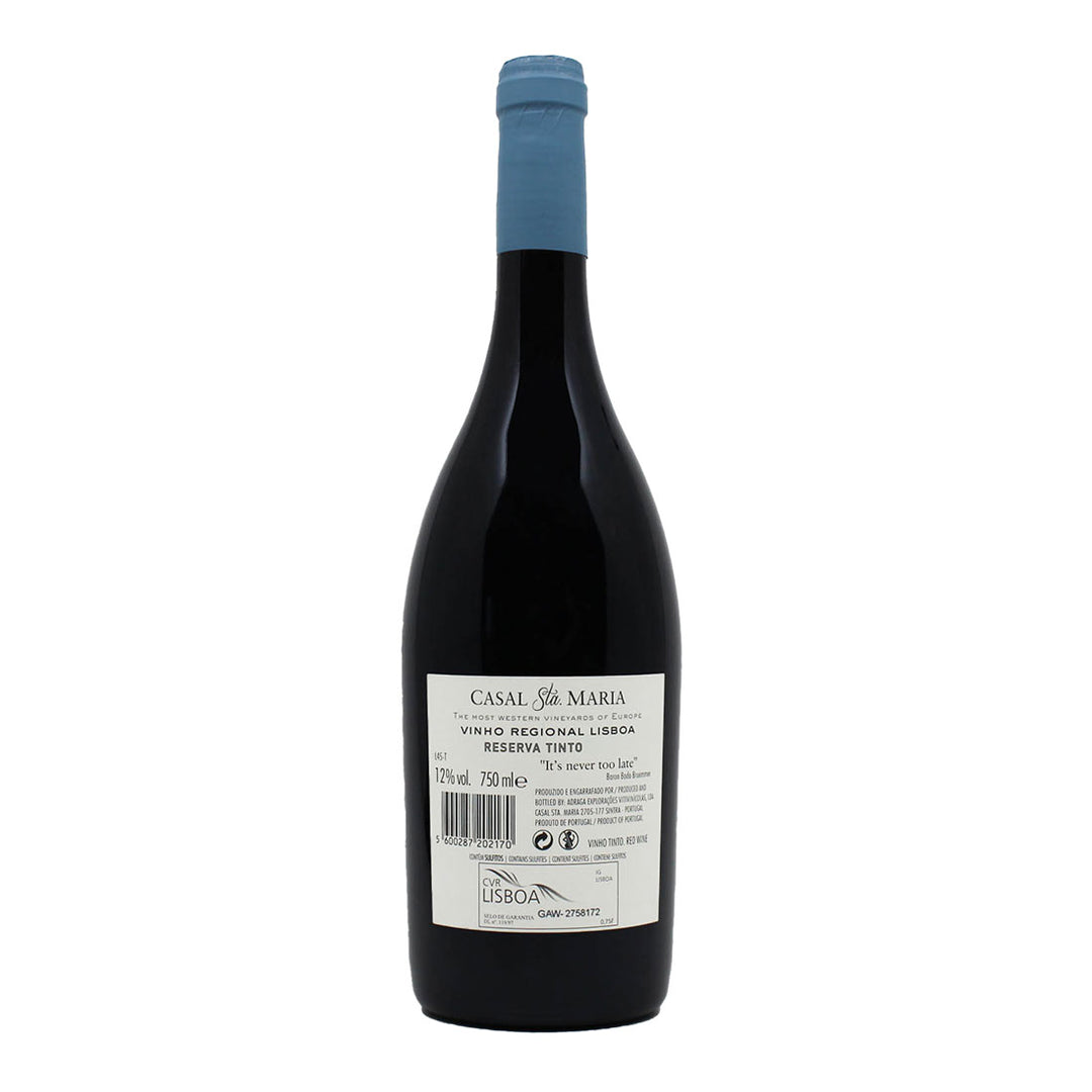 Casal Sta. Maria Reserva Tinto 2023 | Contra-rótulo