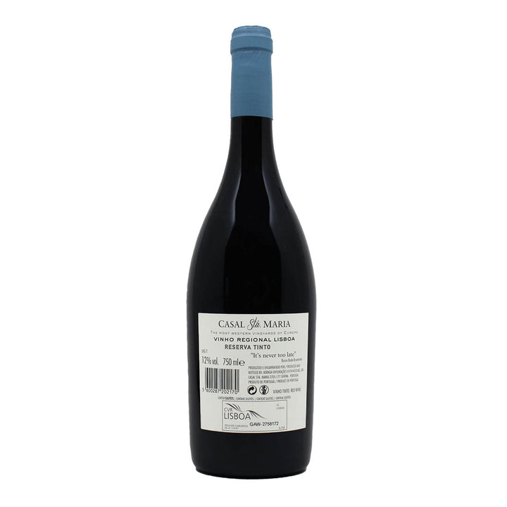 Casal Sta. Maria Reserva Tinto 2023 | Contra-rótulo