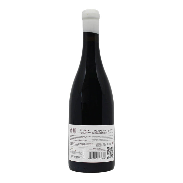 Quasi Grande Reserva Tinto 2021 | Contra-rótulo