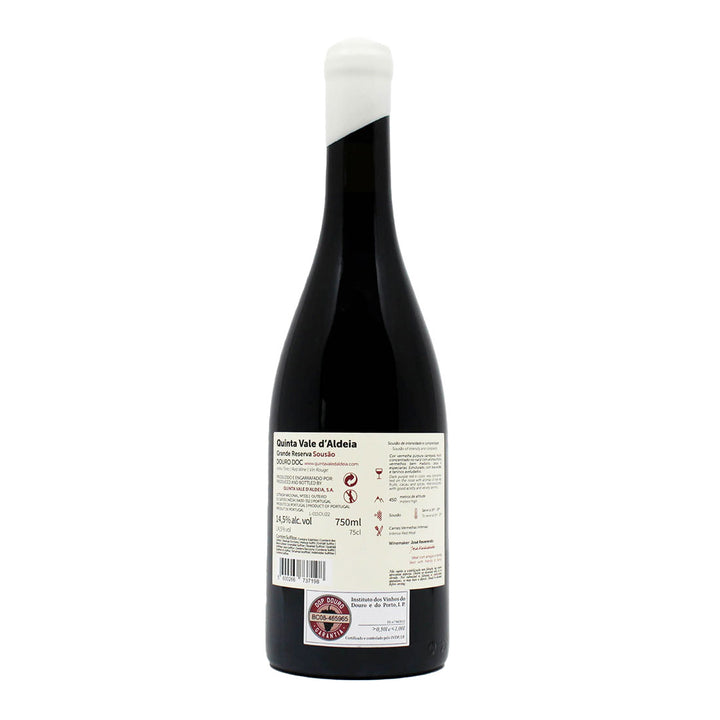 Quinta Vale d'Aldeia Grande Reserva Sousão 2022 | Contra-rótulo
