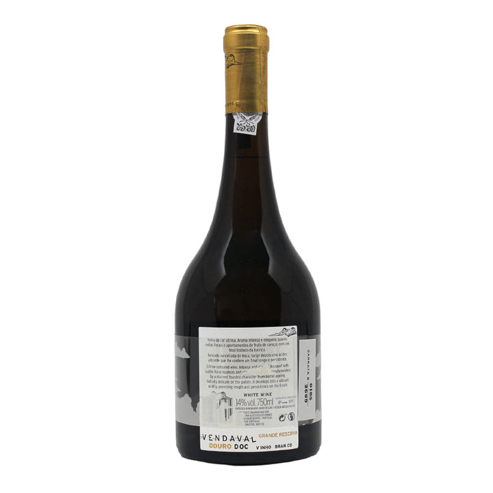 Vendaval Grande Reserva Branco 2023 | Contra-rótulo