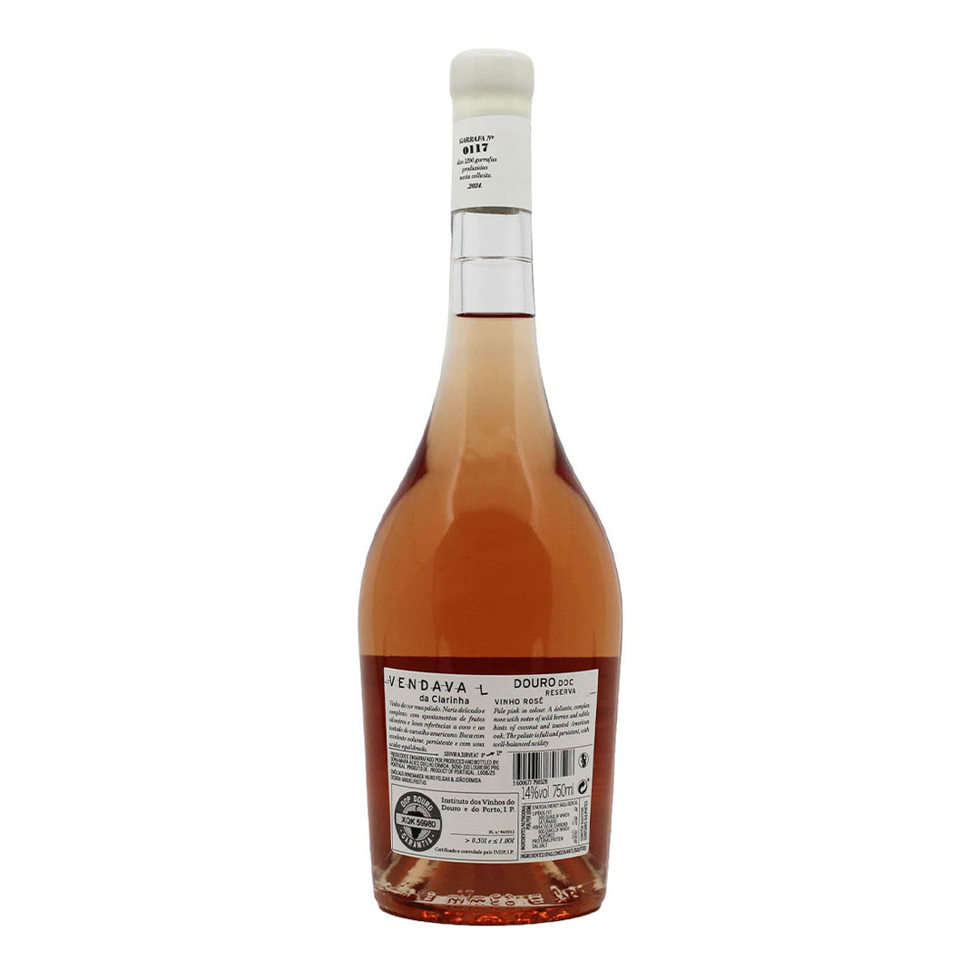 Vendaval Reserva Rosé 2024 | Contra-rótulo