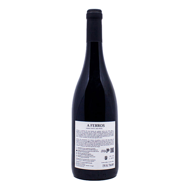 A Ferros Tinto 2019 | Contra-rótulo