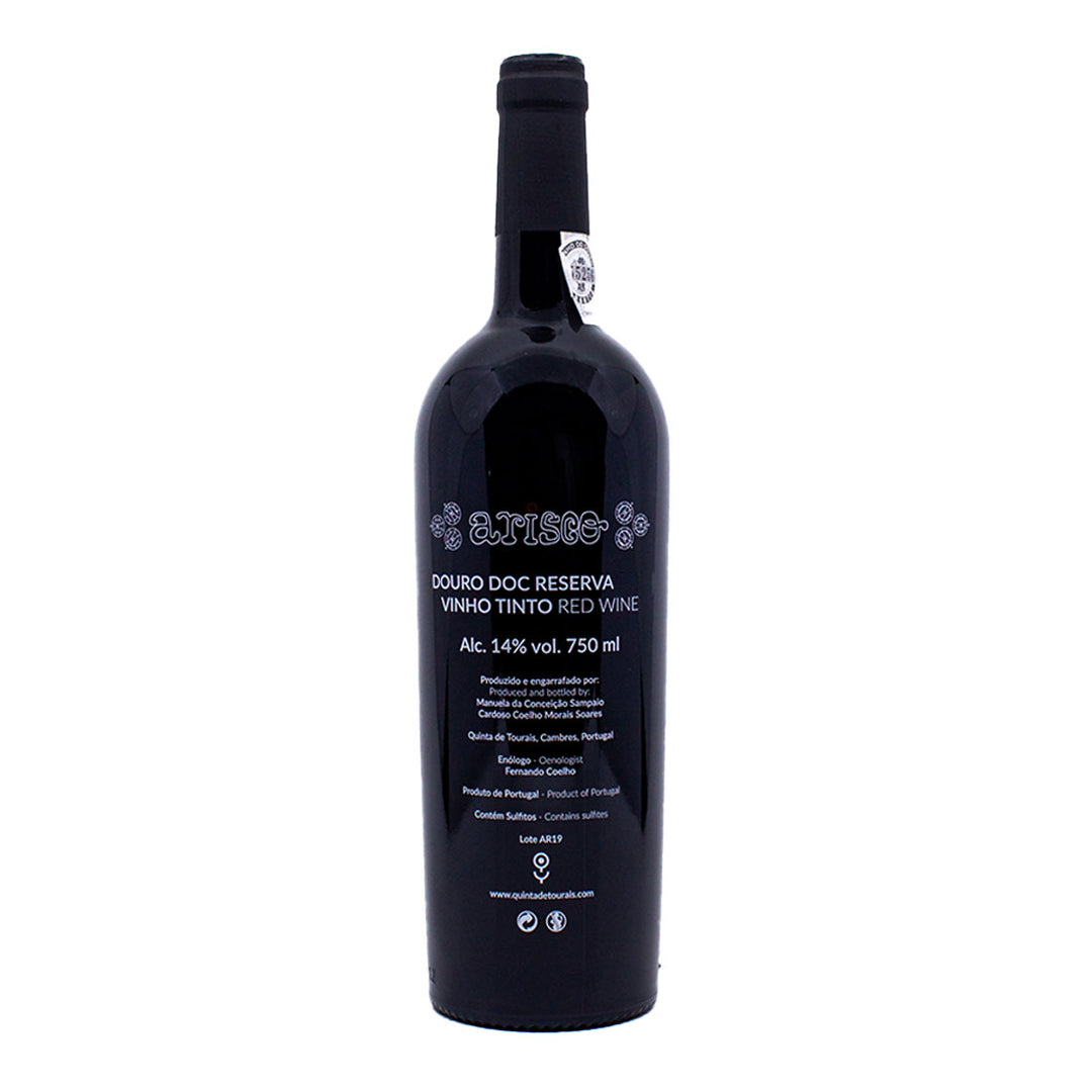 Quinta de Tourais Arisco Reserva Tinto 2019 | Contra-rótulo