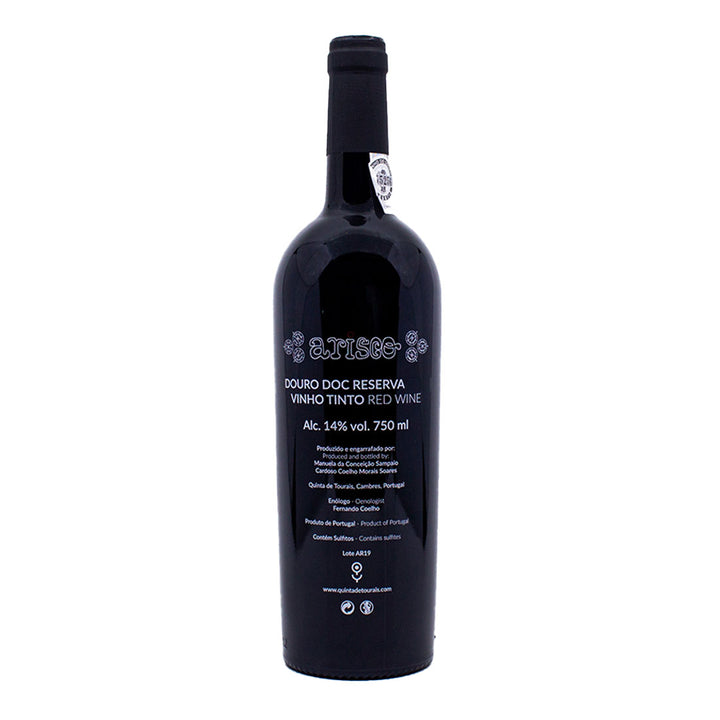 Quinta de Tourais Arisco Reserva Tinto 2019 | Contra-rótulo