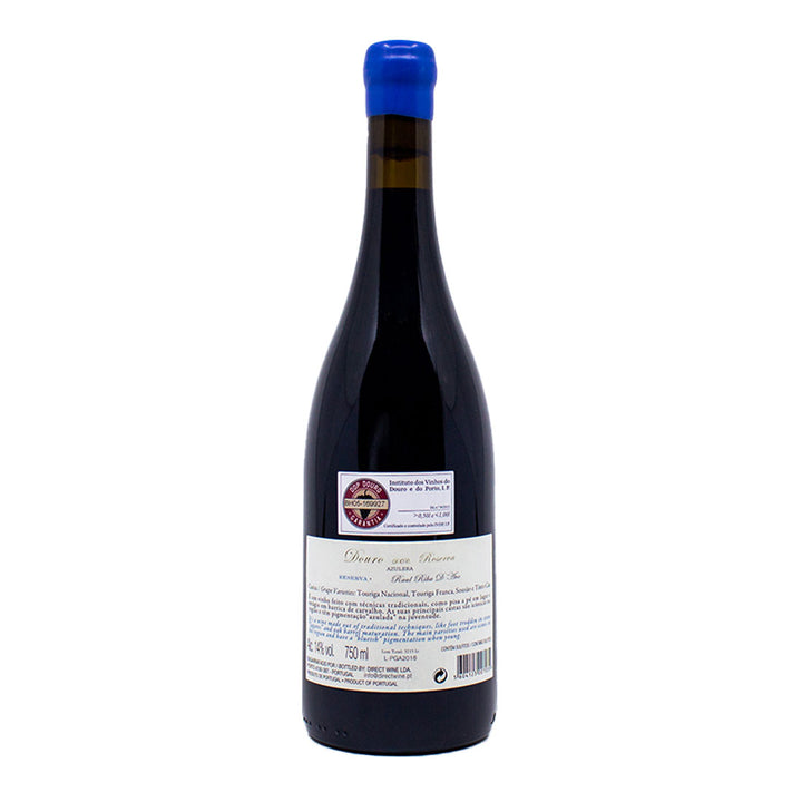 Azulera Reserva Tinto 2019 | Contra-rótulo