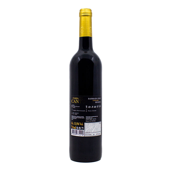 Casa do Canto Reserva Tinto 2018 | Contra-rótulo