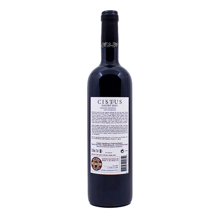 Cistus Grande Reserva Tinto 2018 | Contra-rótulo