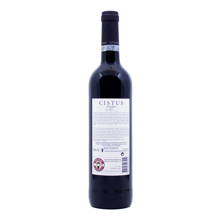 Cistus Reserva Tinto 2019 | Contra-rótulo