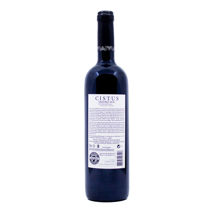 Cistus Touriga Nacional 2019 | Contra-rótulo