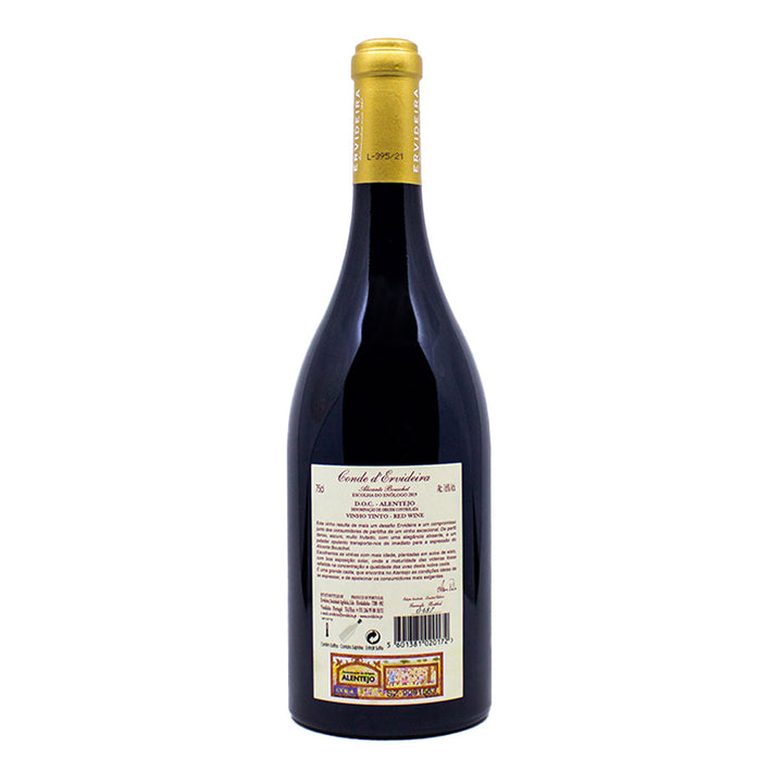 Conde d'Ervideira Alicante Bouschet Escolha do Enólogo 2019 | Contra-rótulo