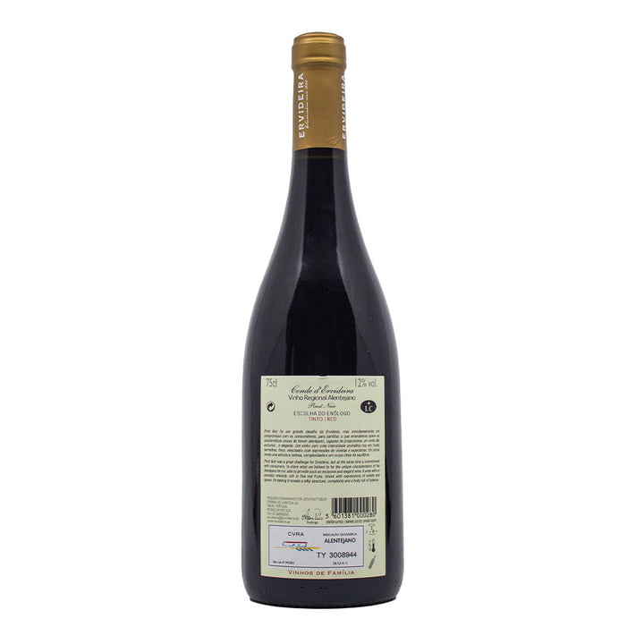 Conde d'Ervideira Escolha do Enólogo Pinot Noir 2022 | Contra-rótulo
