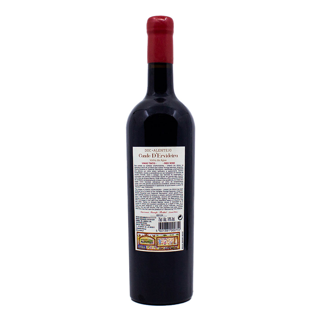 Conde d'Ervideira Vinho d'Agua Tinto 2022 | Contra-rótulo