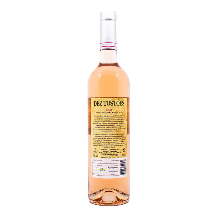 Dez Tostões Rosé 2021 | Contra-rótulo