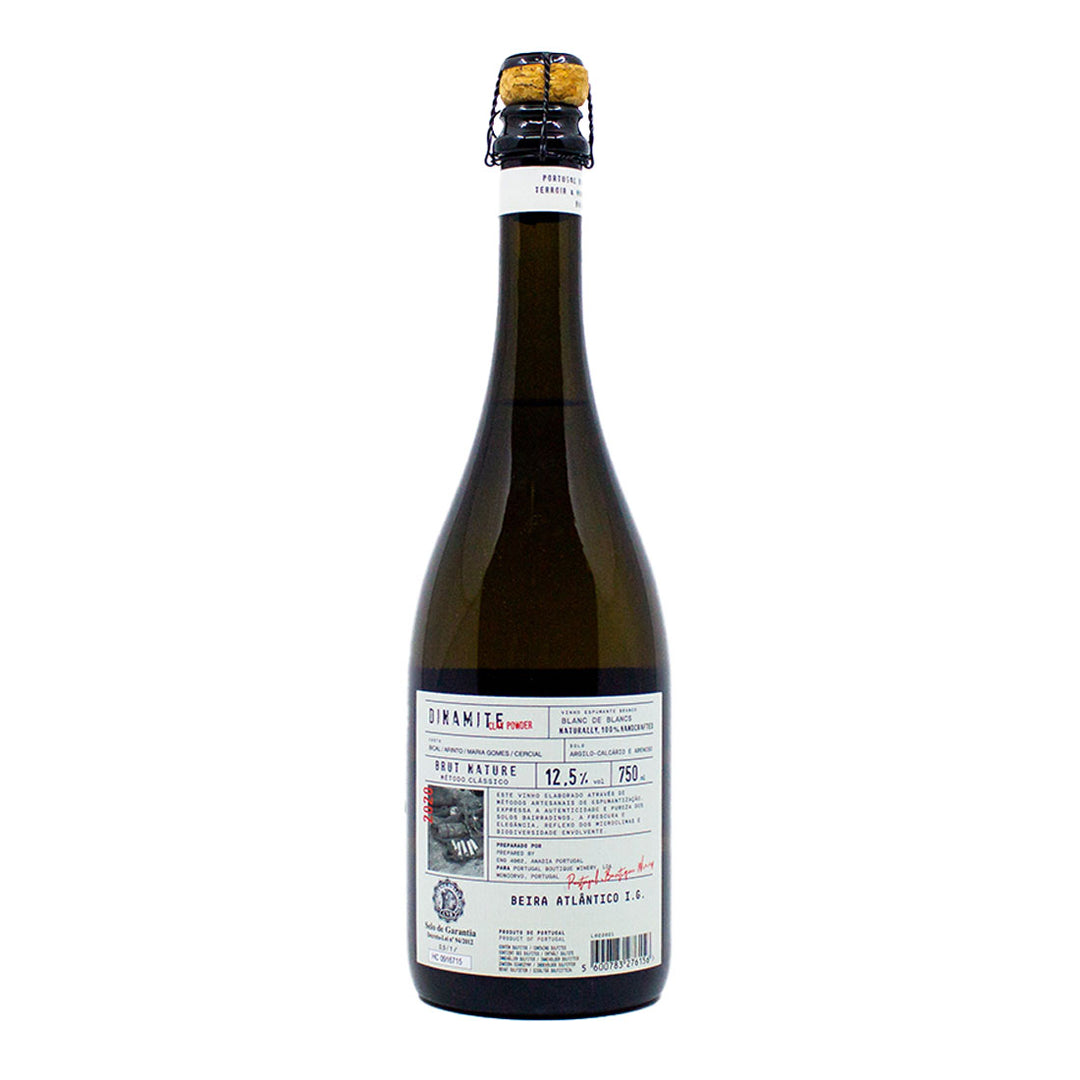 Dinamite Blanc de Blancs - Brut Nature Grande Reserva 2022 | Contra-rótulo