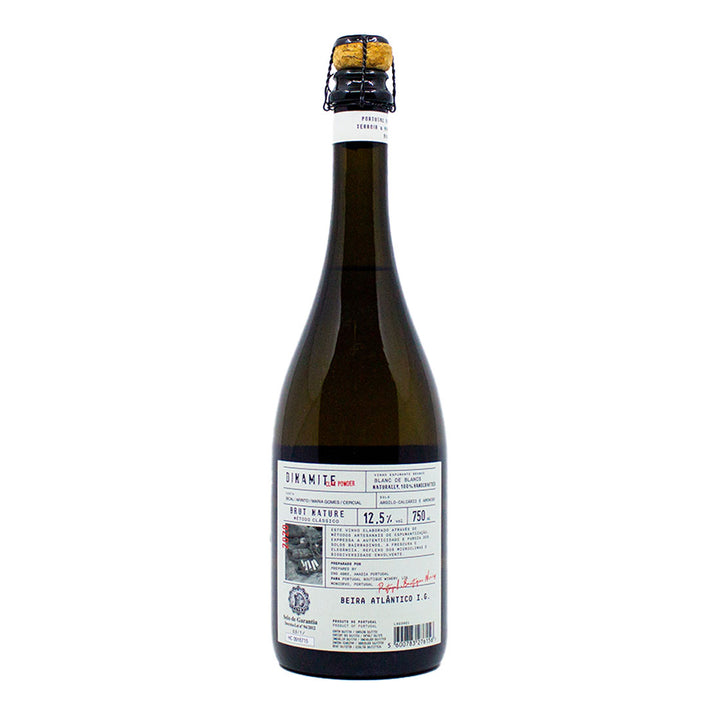 Dinamite Blanc de Blancs - Brut Nature Grande Reserva 2022 | Contra-rótulo