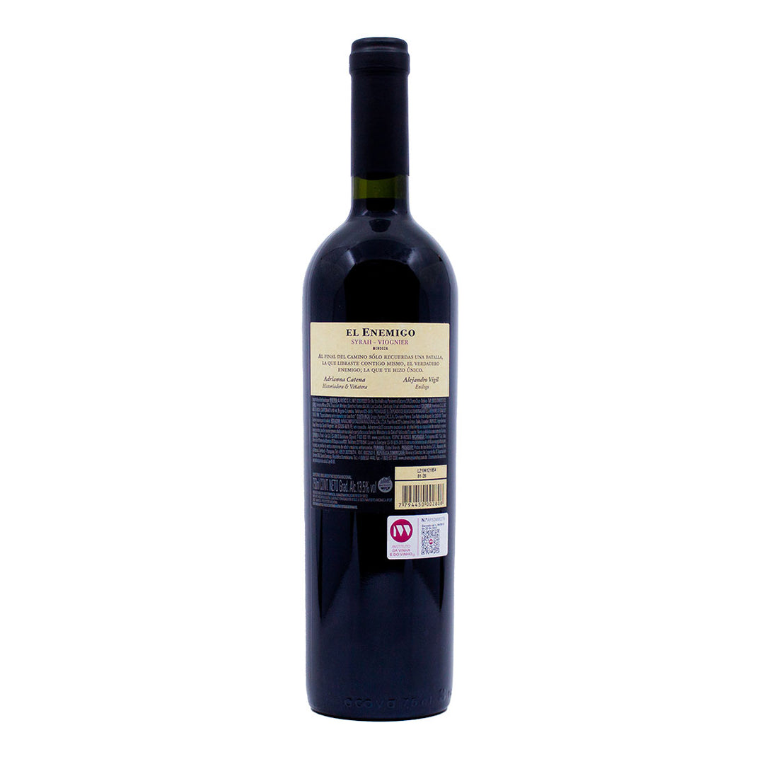 El Enemigo Syrah & Viogner 2020 | Contra-rótulo