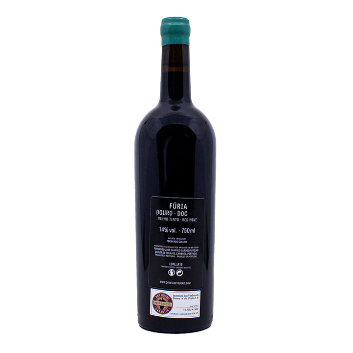 Quinta de Tourais Fúria Tinto 2019 | Contra-rótulo