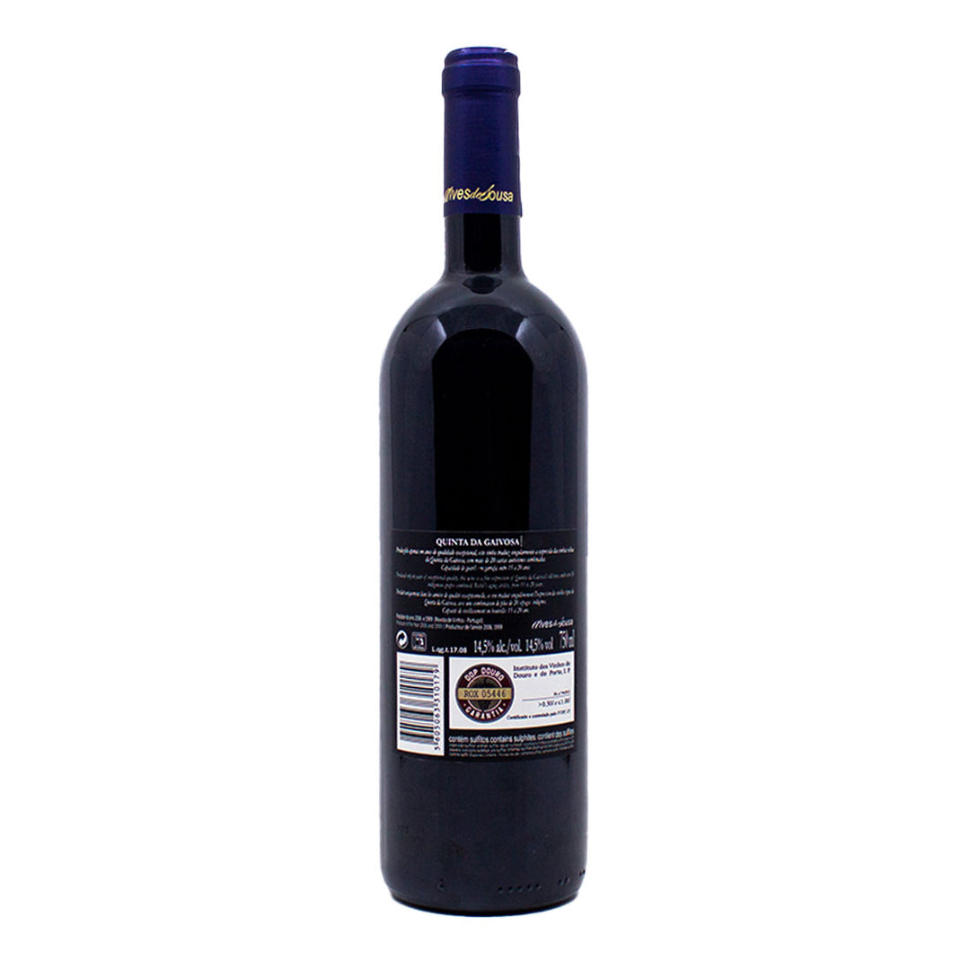 Quinta da Gaivosa Tinto 2020 | Contra-rótulo