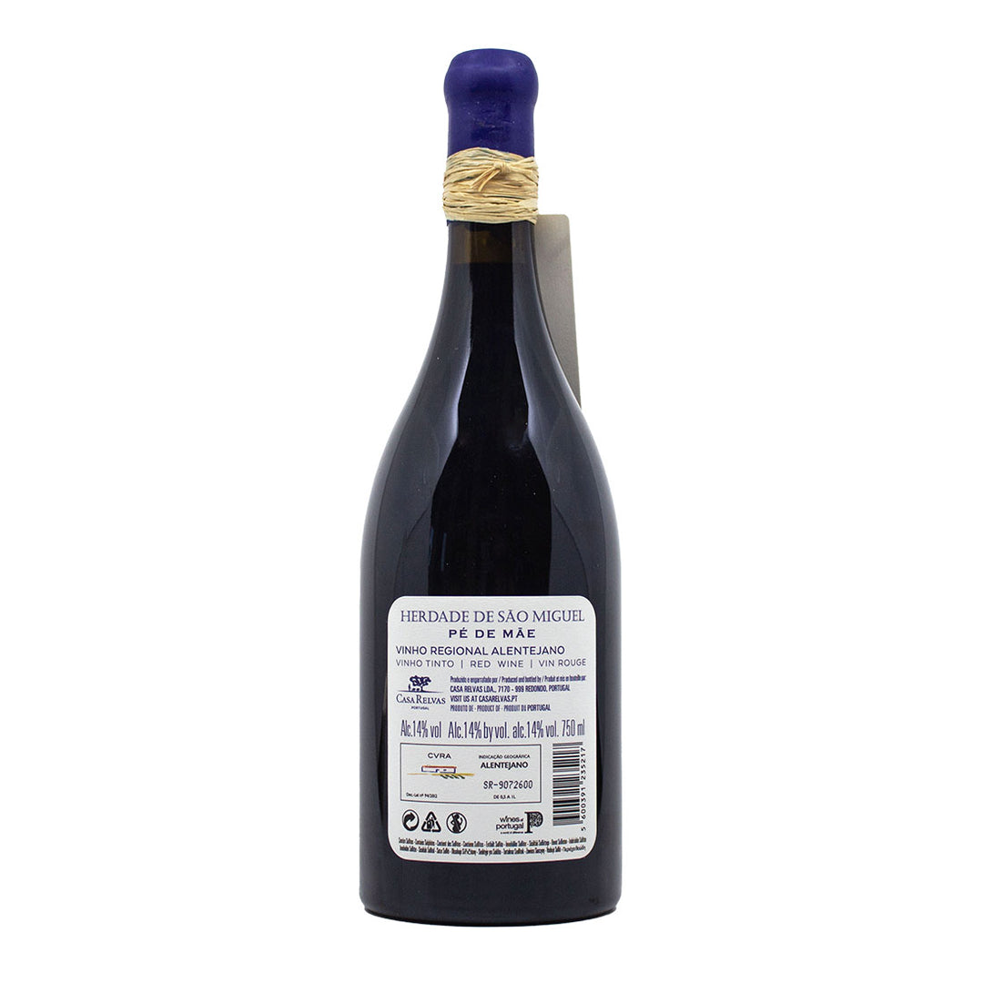 Herdade de São Miguel Pé de Mãe Tinto 2018 | Contra-rótulo