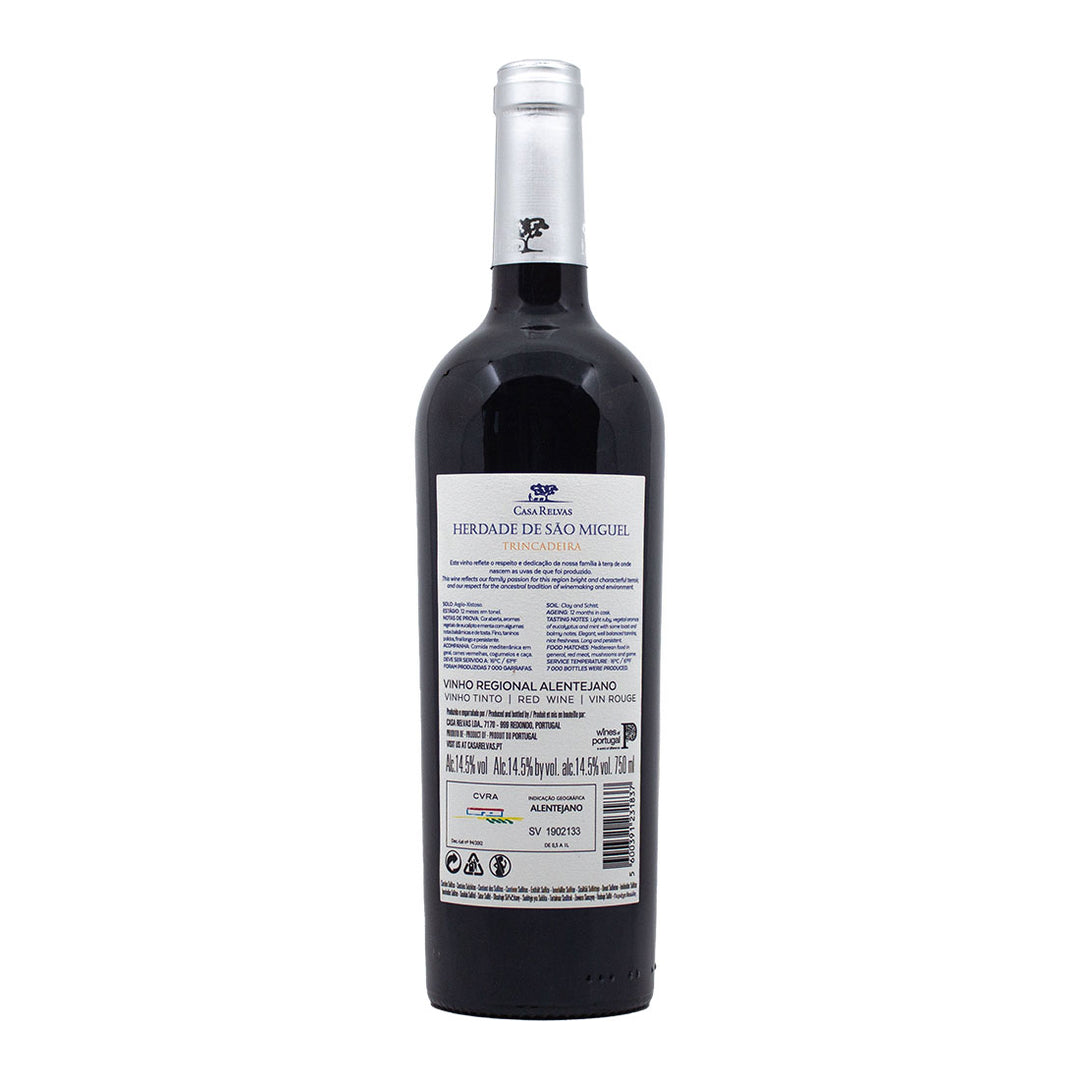 Herdade de São Miguel Trincadeira 2018 | Contra-rótulo