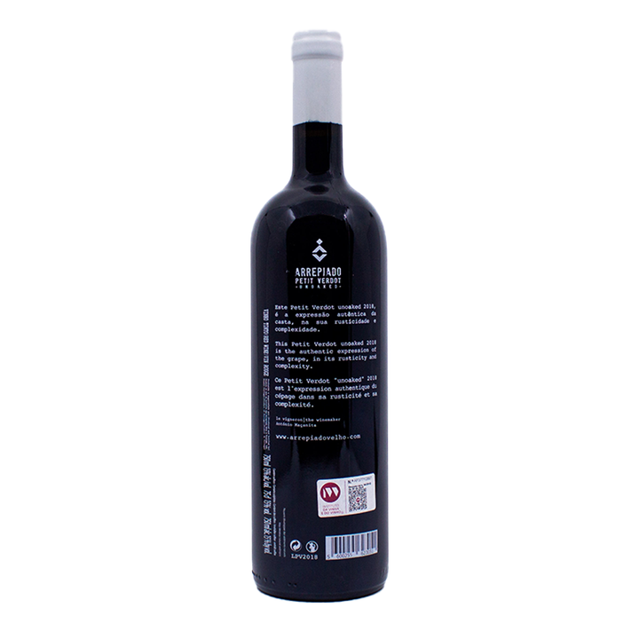 Herdade do Arrepiado Velho Petit Verdot 2018 | Contra-rótulo