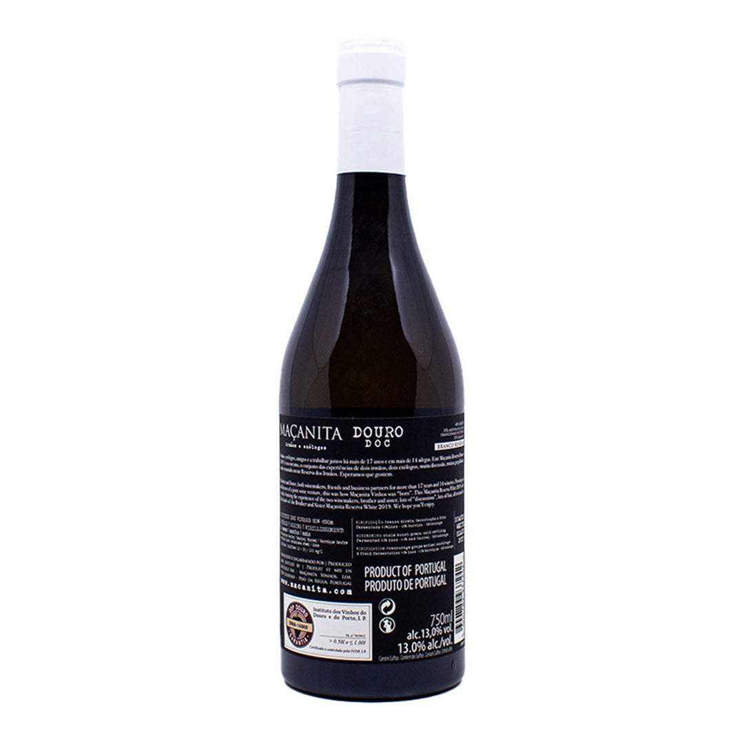 Maçanita Reserva Branco 2021 | Contra-rótulo