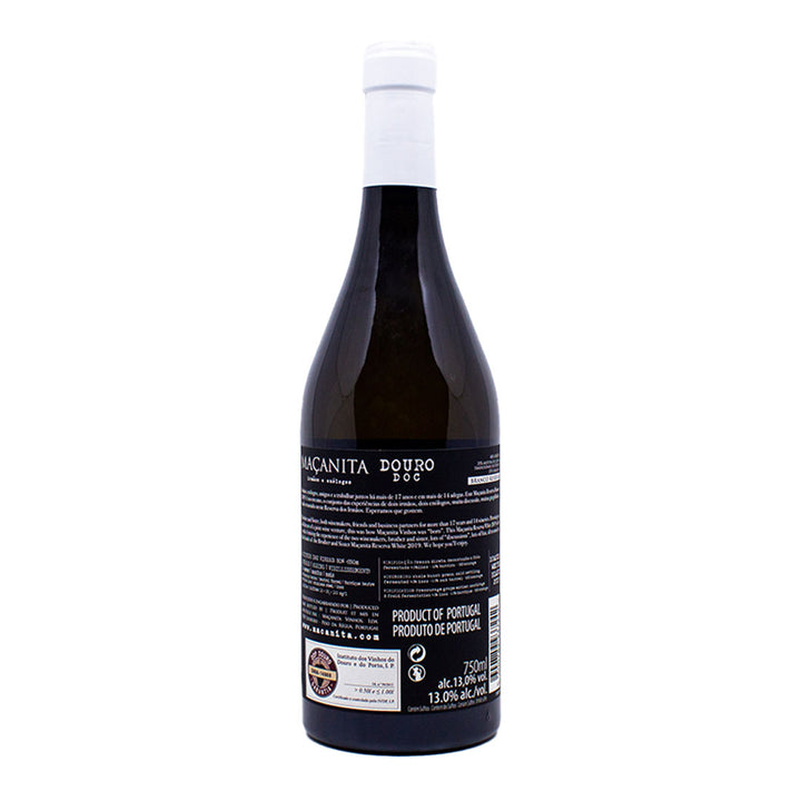 Maçanita Reserva Branco 2021 | Contra-rótulo