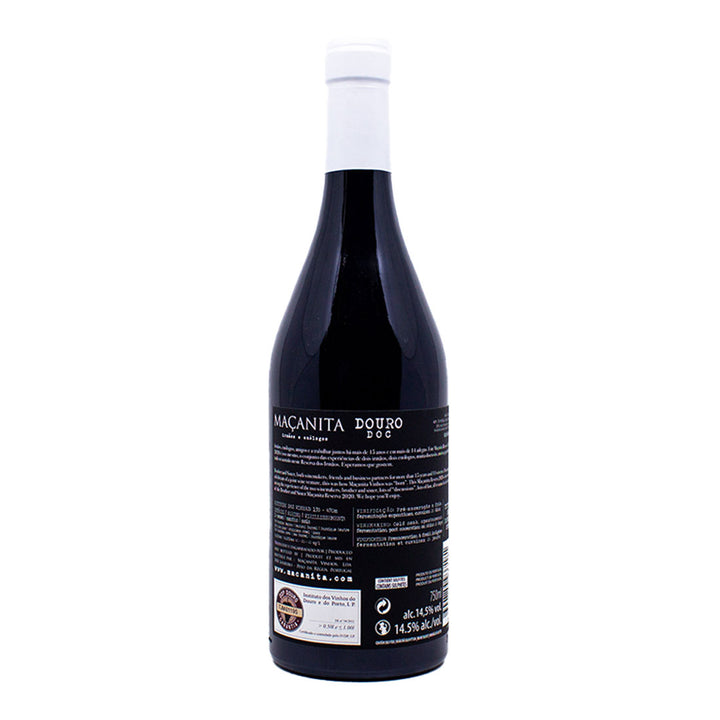 Maçanita Reserva Tinto 2022 | Contra-rótulo