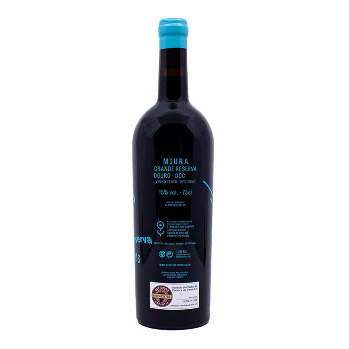 Quinta de Tourais Miura Grande Reserva Tinto 2016 | Contra-rótulo