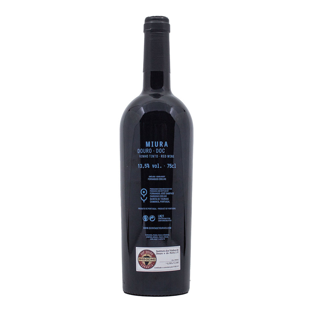 Quinta de Tourais Miura Tinto 2021 | Contra-rótulo