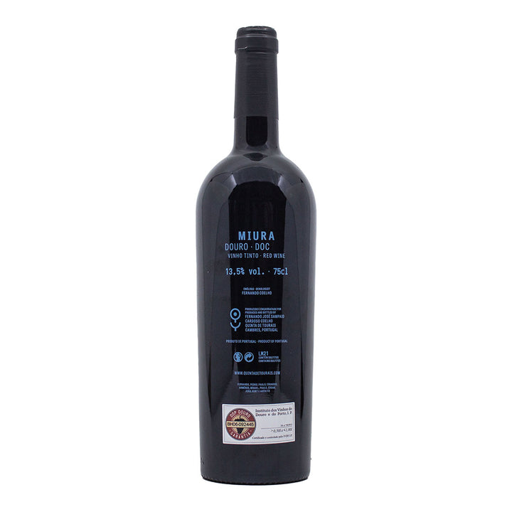 Quinta de Tourais Miura Tinto 2021 | Contra-rótulo
