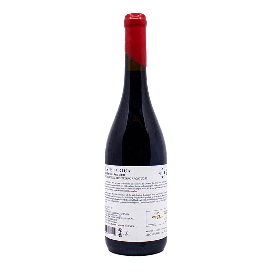 Monte da Bica O Merlot Nã é de Cá 2019 | Contra-rótulo