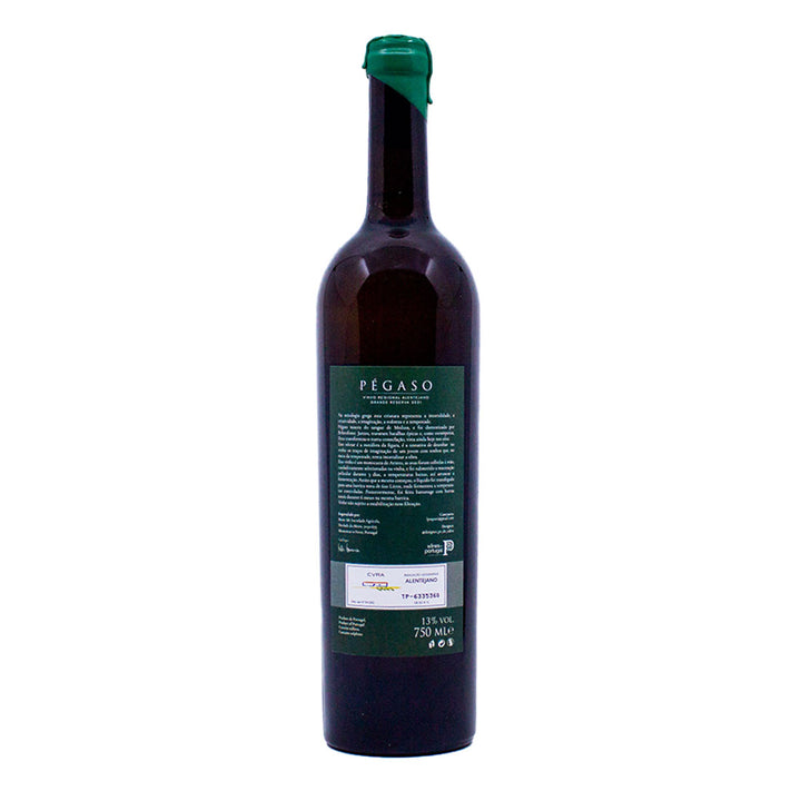 Pégaso Grande Reserva Branco 2021 | Contra-rótulo
