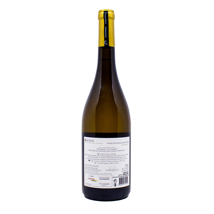 Palpite Reserva Branco 2022 | Contra-rótulo