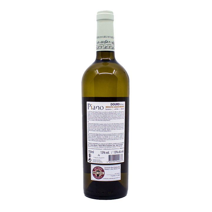 Piano Moscatel Galego Branco 2024 | Contra-rótulo