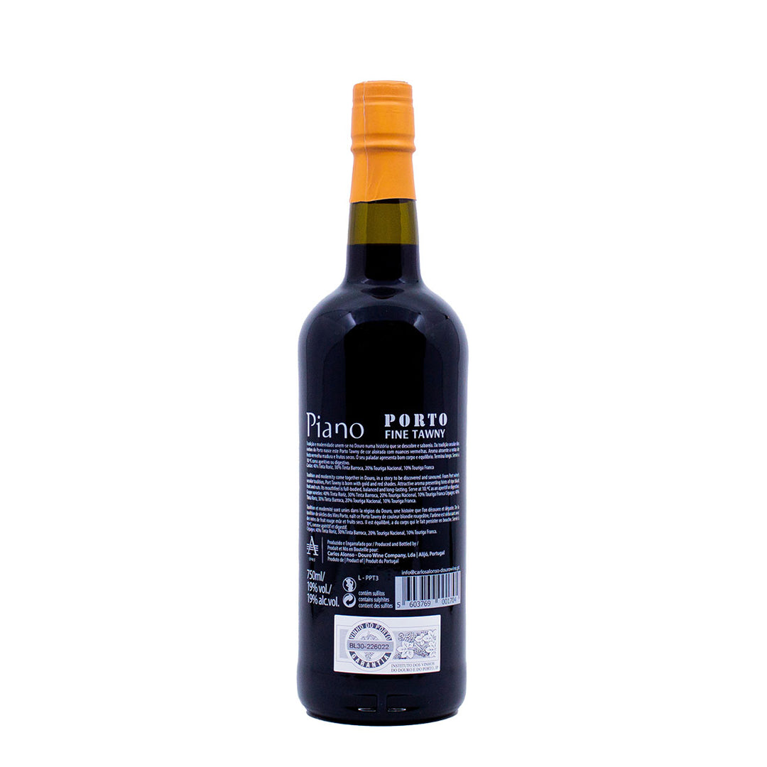 Piano Porto Tawny | Contra-rótulo