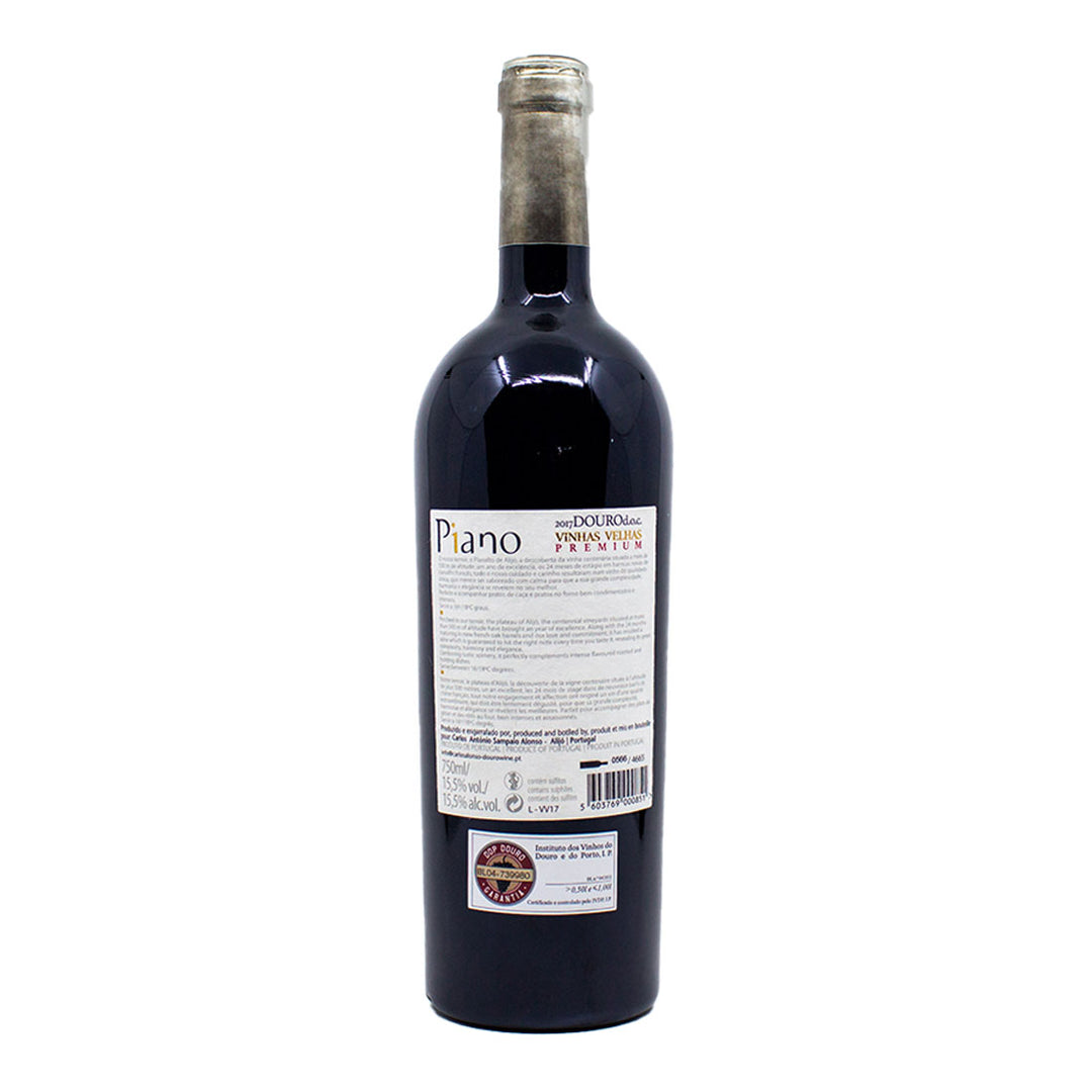 Piano Vinhas Velhas Premium 2021 | Contra-rótulo