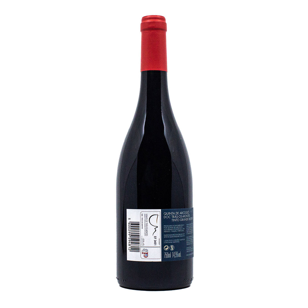 Quinta de Arcossó Grande Reserva Tinto 2020 | Contra-rótulo