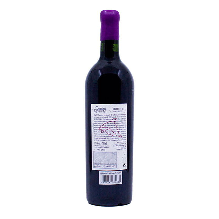 Quinta do Ribeirinha Pé Franco 2015 | Contra-rótulo