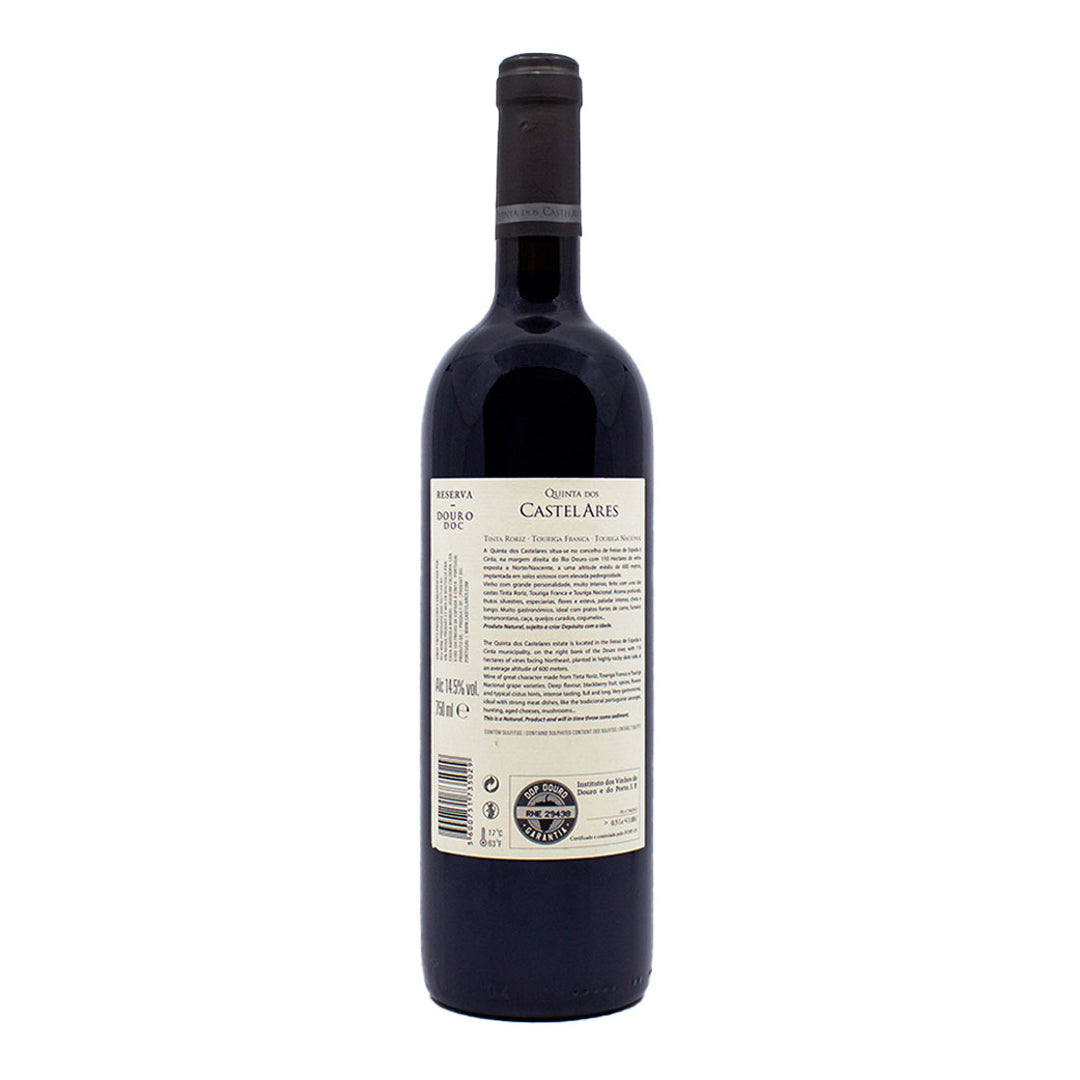 Quinta dos Castelares Reserva Tinto 2021 | Contra-rótulo
