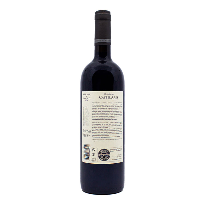 Quinta dos Castelares Reserva Tinto 2021 | Contra-rótulo